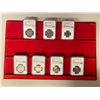 Image 1 : IRAQ: Republic, LOT of 7 certified coins