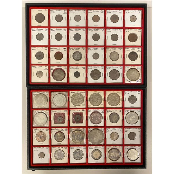 MIDDLE EAST: LOT of 57 coins