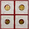 Image 1 : TURKEY: LOT of 4 AV coins