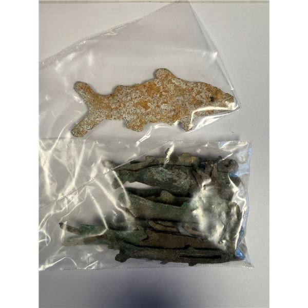ZHOU: Spring-Autumn Period, 770-475 BC, LOT of 18 'fish money'