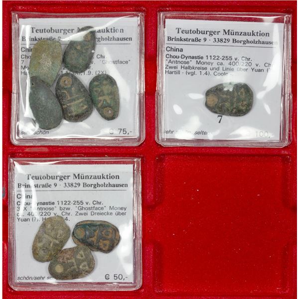 WARRING STATES: LOT of 9 coins