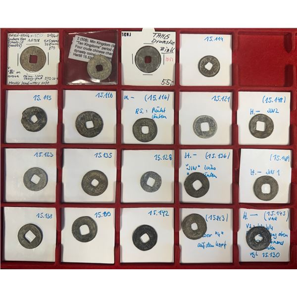 SOUTHERN HAN: LOT of 19 lead coins