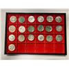 Image 2 : CHINA - CHOPMARKS: MEXICO: Republic, LOT of 19 AR 8 reales