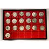 Image 1 : CHINA - CHOPMARKS: MEXICO: Republic, LOT of 19 AR 8 reales