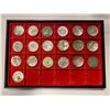 Image 2 : CHINA - CHOPMARKS: MEXICO: Republic, LOT of 19 AR 8 reales