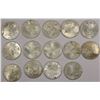 Image 1 : CHINA - CHOPMARKS: MEXICO: LOT of 14 AR 8 reales