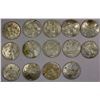 Image 2 : CHINA - CHOPMARKS: MEXICO: LOT of 14 AR 8 reales