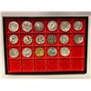 Image 1 : CHINA - CHOPMARKS: MEXICO: LOT of 17 AR 8 reales