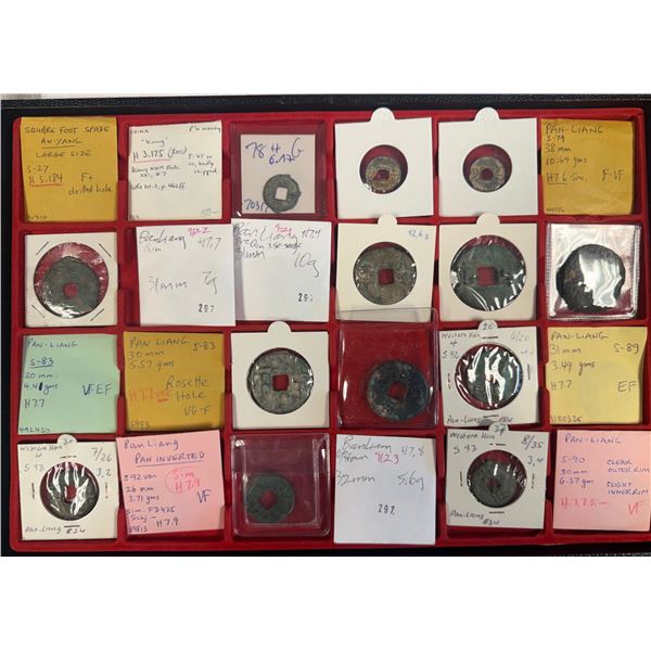 CHINA: LOT of 75 early coins
