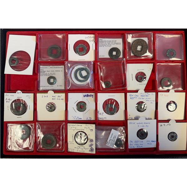 CHINA: LOT of 57 early coins