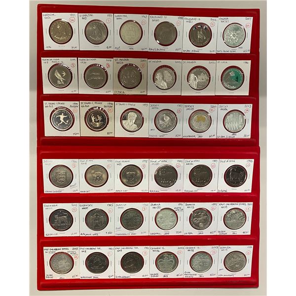 WORLDWIDE: LOT of 48 coins