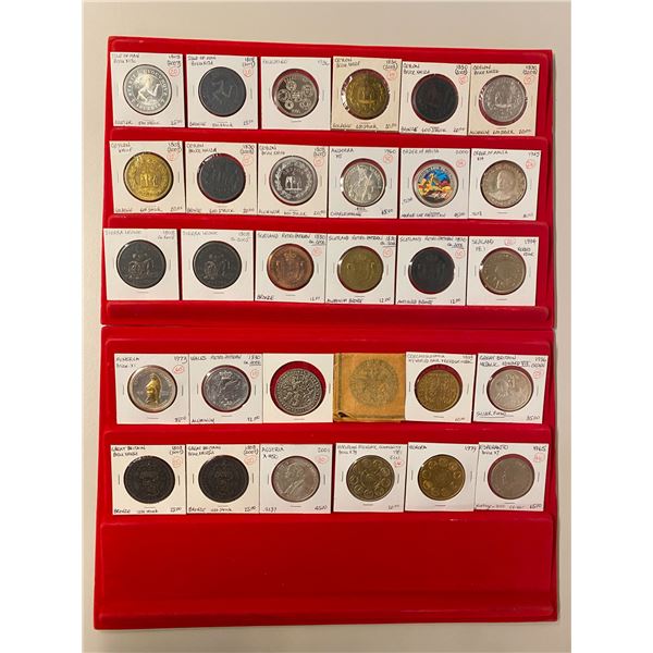 WORLDWIDE: LOT of 29 coins