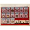 Image 1 : WORLDWIDE: LOT of 19 coins