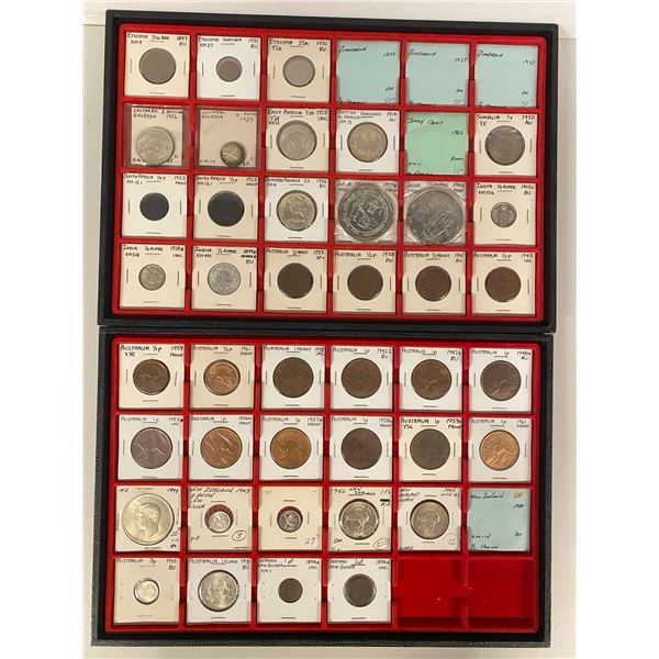 WORLDWIDE: LOT of 46 coins