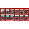 Image 2 : WORLDWIDE: LOT of 12 coins