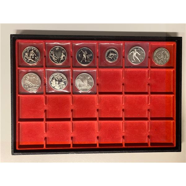 WORLDWIDE: LOT of 10 coins and related items