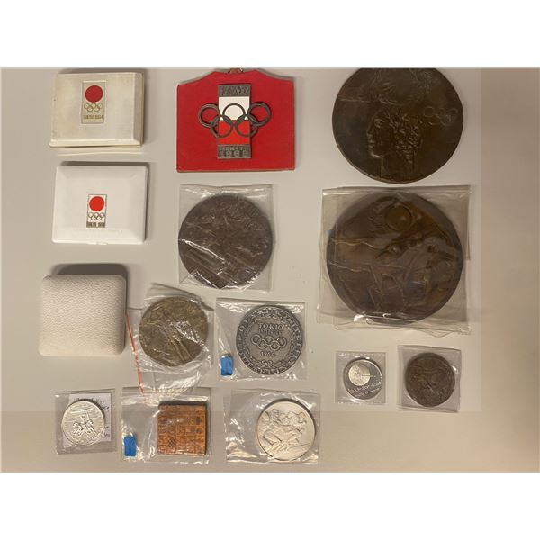 WORLDWIDE: LOT of 14 medals and related items