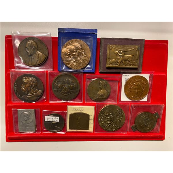 WORLDWIDE: LOT of 17 medals