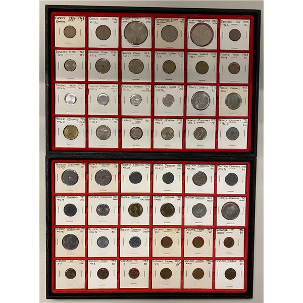 WORLDWIDE: LOT of 221 coins