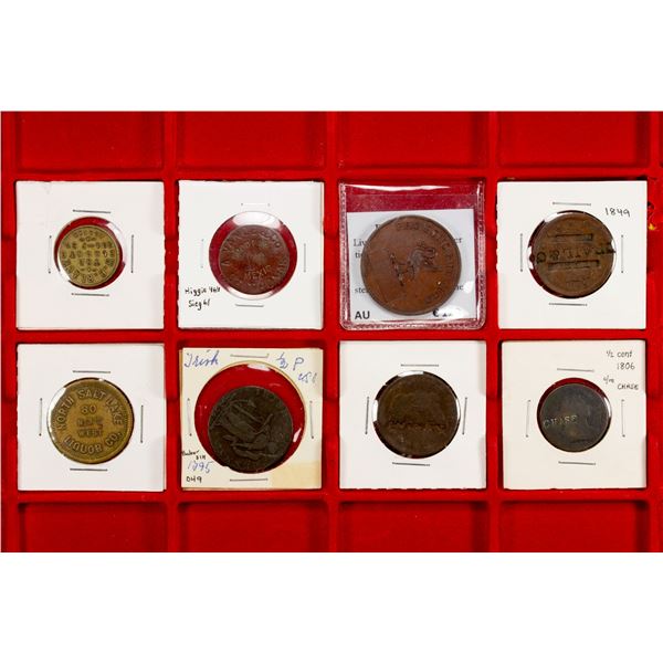 WORLDWIDE: LOT of 8 tokens