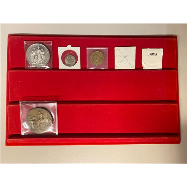 WORLDWIDE: LOT of 7 coins and medals