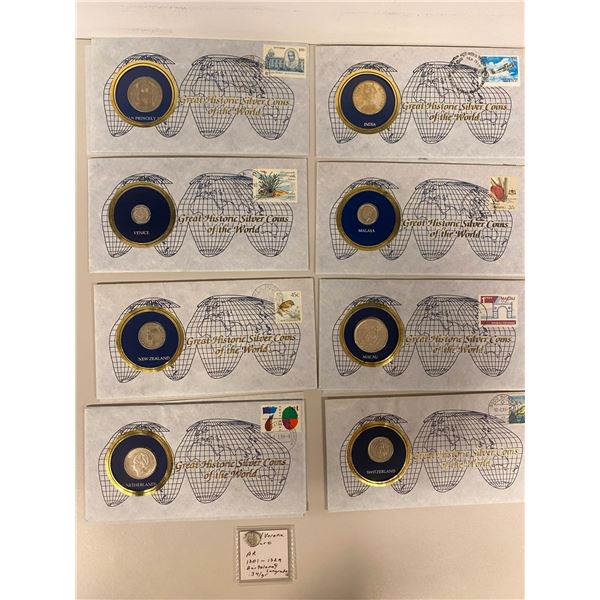 WORLDWIDE: LOT of 9 coins