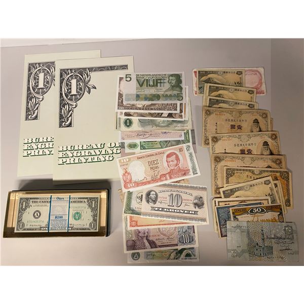 WORLDWIDE: LOT of 58 items