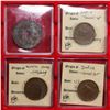 Image 2 : WORLDWIDE: LOT of 4 copper coins