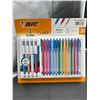 Image 1 : BIC 4-Color Cristal Ballpoint Pens Set, 30 Pack, Various Colors