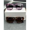Image 1 : Lot of Two Women’s +2.00 Sunglasses in Purple and Tortoiseshell Frames