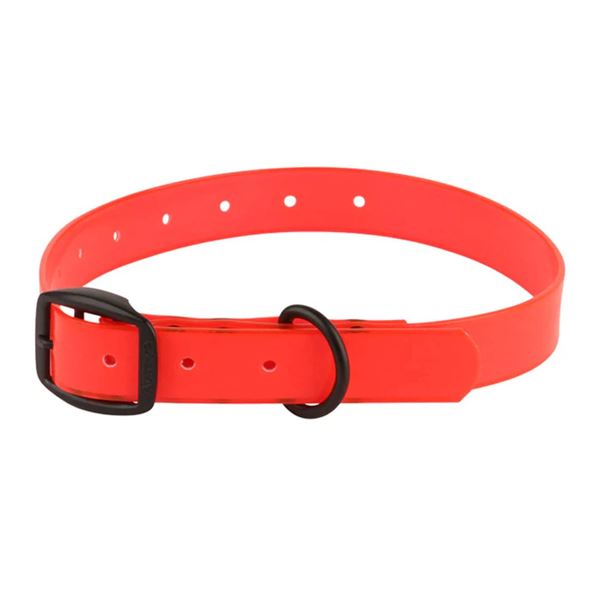 AKC Cut-To-Fit Dog Collar, Blaze Orange, Item 03800
