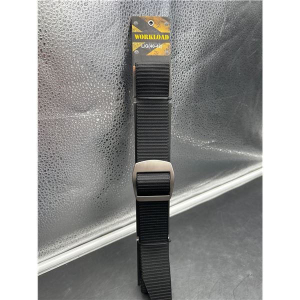 Workload LG(40-42) Belt with Metal Buckle in Black