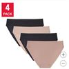 Image 1 : Halston Smoothwear Bikini 4-Pack Size XXL/TTG