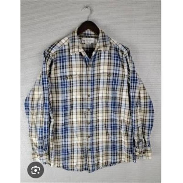 Wind River 3XL Plaid Button-Up Shirt, Model 20ECAWRF22-420X