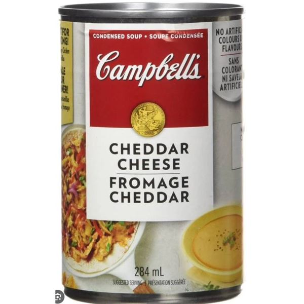 Campbell’s Cheddar Cheese Soup Cans, Set of 5, 284 ml Each