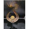 Image 2 : Metal Solar Light Stake With Decorative Flame Design