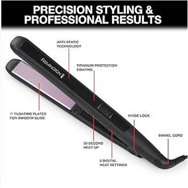 Remington 1-inch Flat Iron with Anti-Static Technology