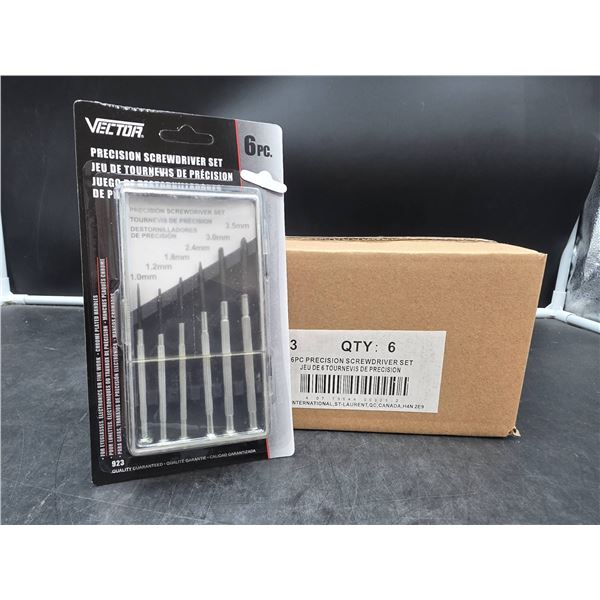 Vector 6-Piece Precision Screwdriver Set With Case