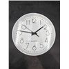 Image 1 : Quartz Wall Clock With Numeric Face and Plastic Frame