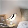 Image 1 : Ruiomii Bird Lamp With Rechargeable Touch Dimming and Aromatherapy Feature – Silver