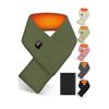 Image 1 : ***OLIVE GREEN*** Genovega Heated Scarf Model 454-ZRFGSA ***OLIVE GREEN***