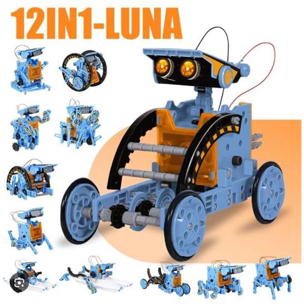Educational 12-in-1 Solar Robot Kit for Ages 8 and Up