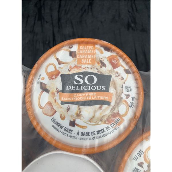 So Delicious Salted Caramel Cashew 500ml Frozen Desserts (Case of 8)