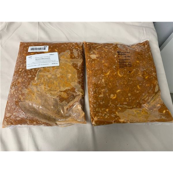 Lot of 2 – Macaroni and Beef Casserole, 2.25kg each