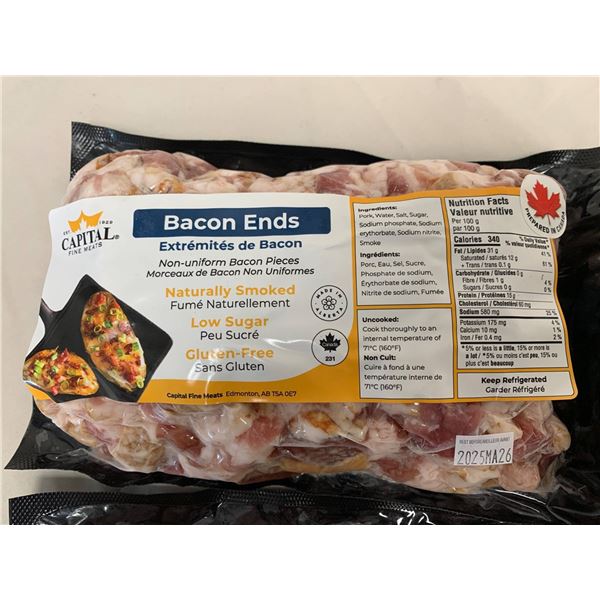 Lot of 2 – Capital Naturally-Smoked Bacon Ends