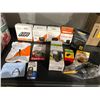 Image 1 : Camera Accessories Kit with Tripod, Lens Caps, and Many More Items in Camera Bag