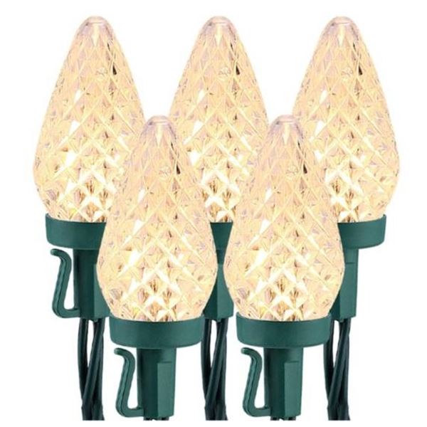 Celebrations 100 Ct C9 Christmas Light Set, Warm White