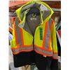 Image 2 : Holmes Workwear Reflective Safety Hoodie with Hood, Size XL