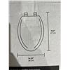 Image 3 : Centoco Elongated Toilet Seat With Slow Close Lid – White