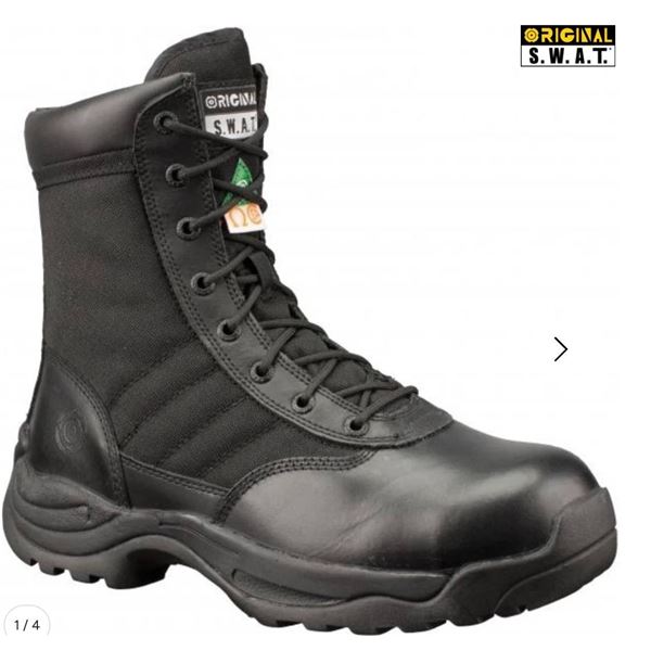 Original S.W.A.T. Classic 9-Inch Waterproof Boots, Size 9 Wide Width